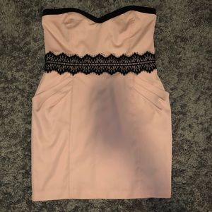 Strapless Mini Cocktail Dress